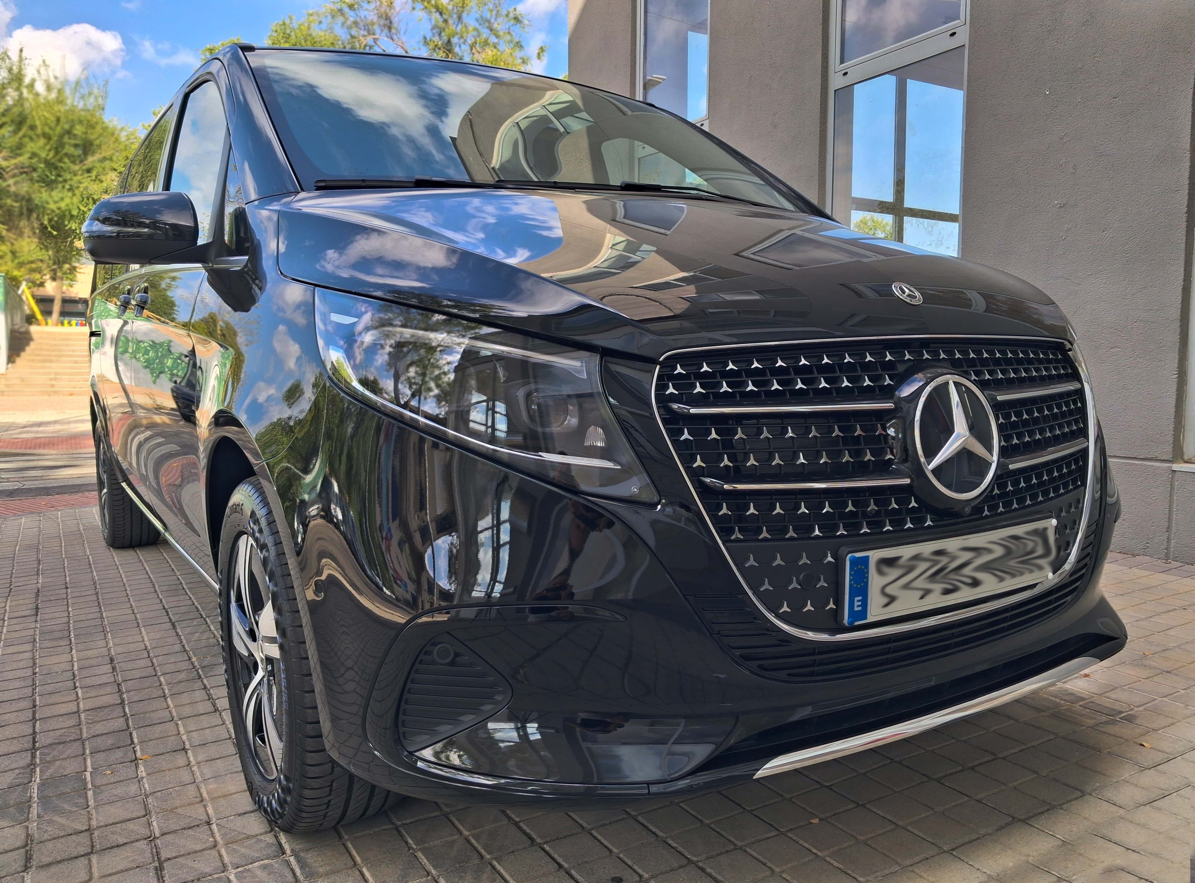 MB Clase V250 ExtraLarga Negro 8 plazas